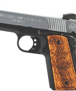 American Classic Amigo 1911 Semi-Auto Handgun ACA45DT, 45 ACP, 3.5 in, Wood Grip, 2 Tone Finish