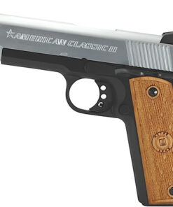 American Classic 1911 Pistol AC45G2DT, 45 ACP, 5", Wood Grips, Dual-Tone Finish, Fixed) Sights