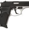 Bersa Thunder 380 Standard Pistol T380DT8, 380 ACP, 3.5", Black Checkered Grips, Nickel Finish