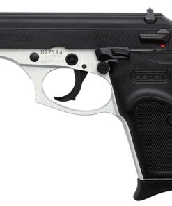 Bersa Thunder 380 Pistol T380WHT8, 380 Automatic Colt Pistol ACP, 3.5", Black Polymer Grips, White Cerakote Finish