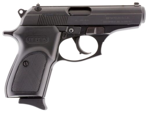 Bersa Thunder 380 Pistol T380M8, 380 ACP, 3.5", Black Checkered Grips, Black Finish