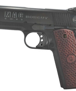 MetroArms 1911 Bobcut Pistol M19BC45B, 45 ACP, 4.25 in, Aluminum w/MAC logo Grip, Stainless Finish