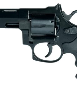 Bersa Comanche II-A Double Action Revolver CR20002, 38 Special, 4", Black Synthetic Grips, Blued Alloy Finish