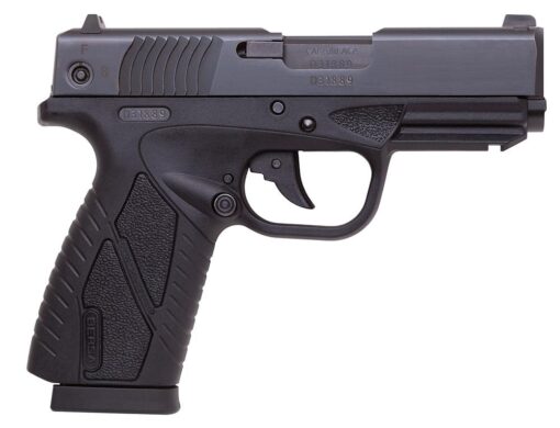 Bersa Concealed Carry Pistol BP380MCC, 380 ACP, 3.3", Black Polymer Grip/Frame, Black Finish