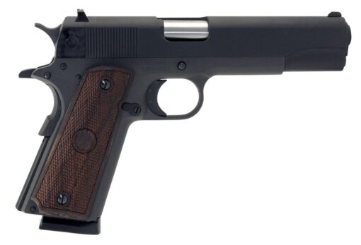 Llama 1911 Max-1 Pistol LM138SC, 38 Super, 5", Hardwood w/MAC Logo Grips, Chrome Hard Finish