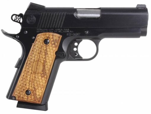 American Classic Amigo Pistol ACA45B, 45 ACP, 3.5 in, Checkered Hardwood Grip, Deep Blue Finish