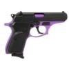 Bersa Thunder 380 Pistol T380PRP8, 380 Automatic Colt Pistol ACP, 3.5″, Black Polymer Grips, Purple Finish