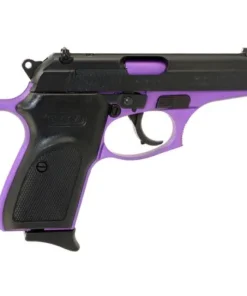 Bersa Thunder 380 Pistol T380PRP8, 380 Automatic Colt Pistol ACP, 3.5″, Black Polymer Grips, Purple Finish